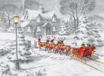 view large image and full details for Santa's Sleigh MOD049AB
